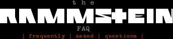 The Rammstein FAQ